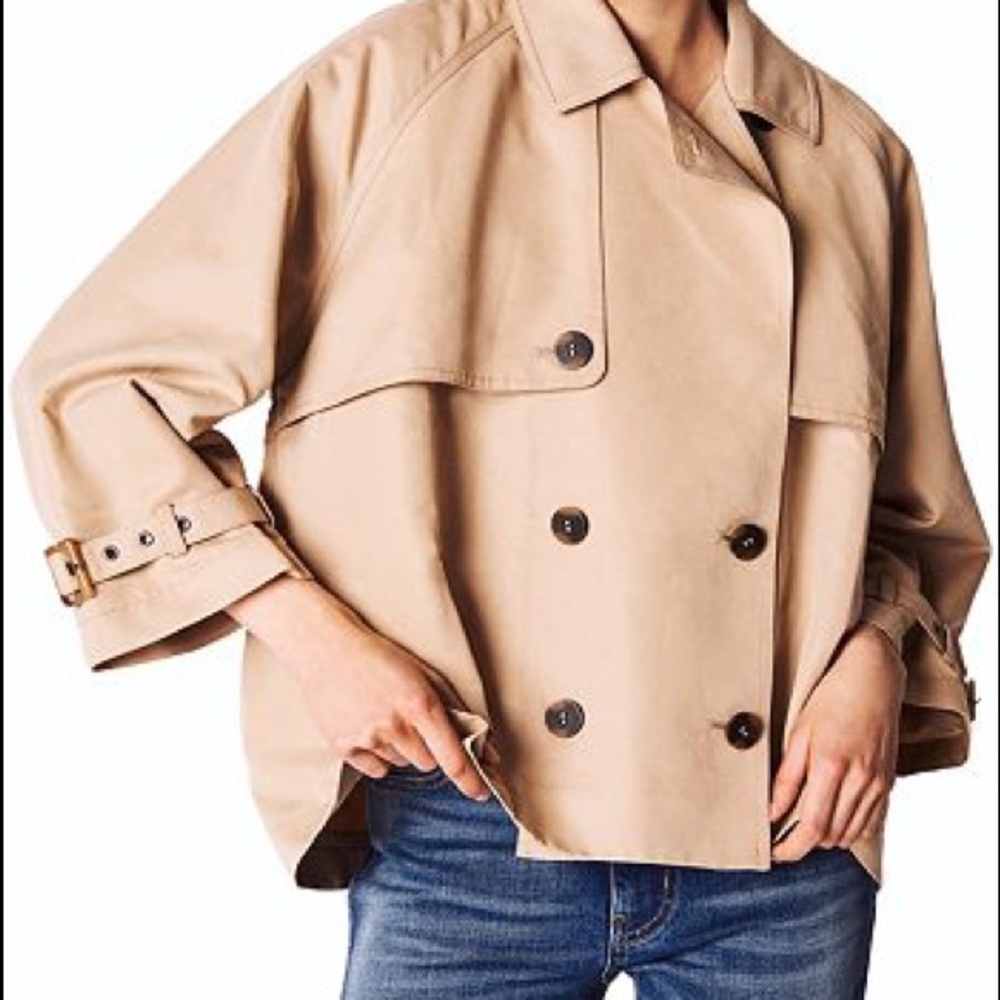 Ba&sh Cropped Trench -New with Tags